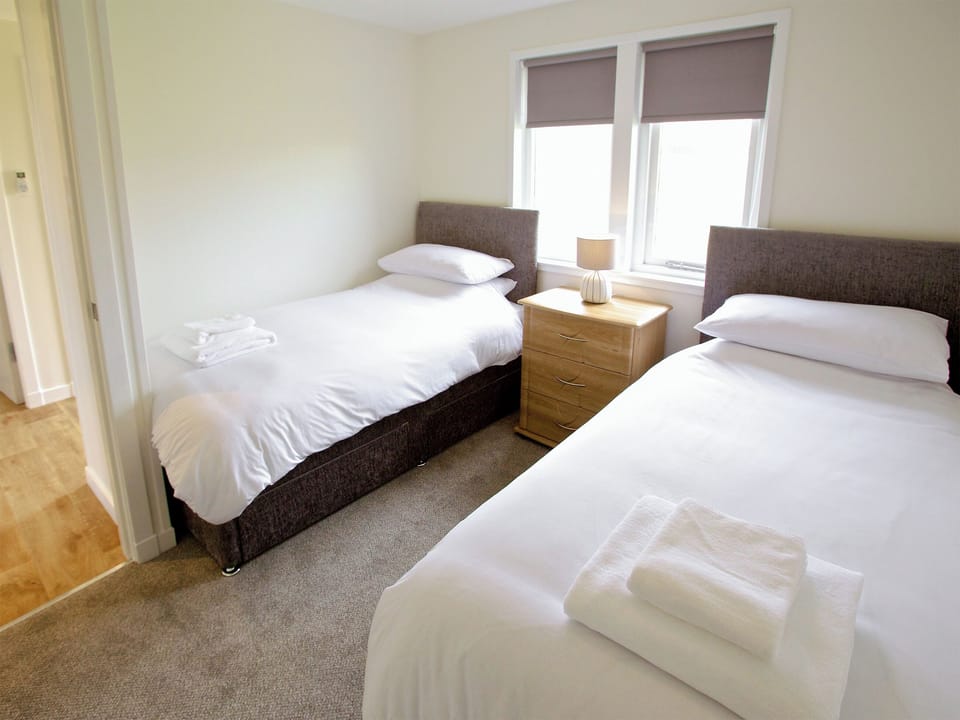 Twin Bedroom | Rockworks Chalets No. 5 - Rockworks Chalets, Holm, near Kirkwall