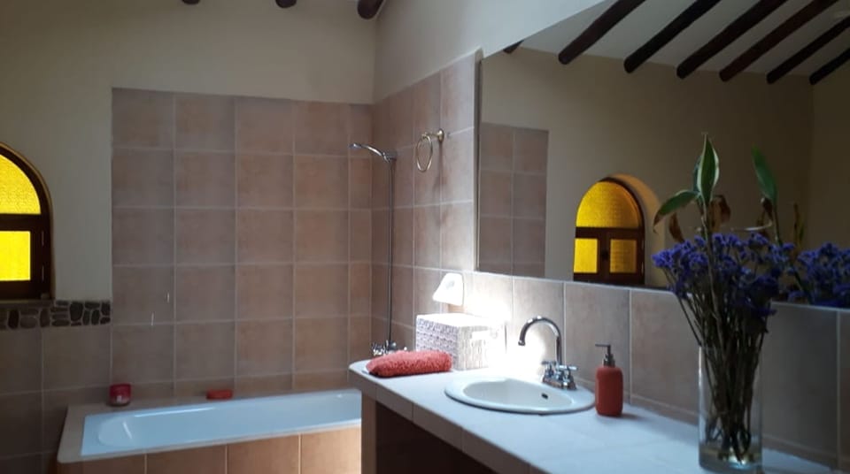 Shower, free toiletries, hair dryer (on request), towels