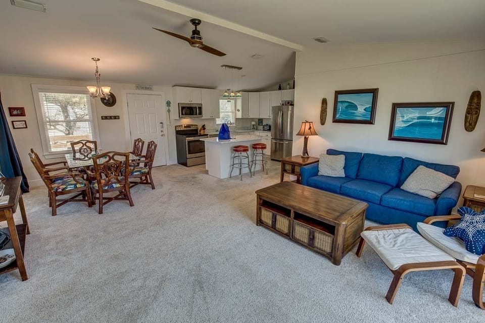 Main-Level Living Room with Deck Access