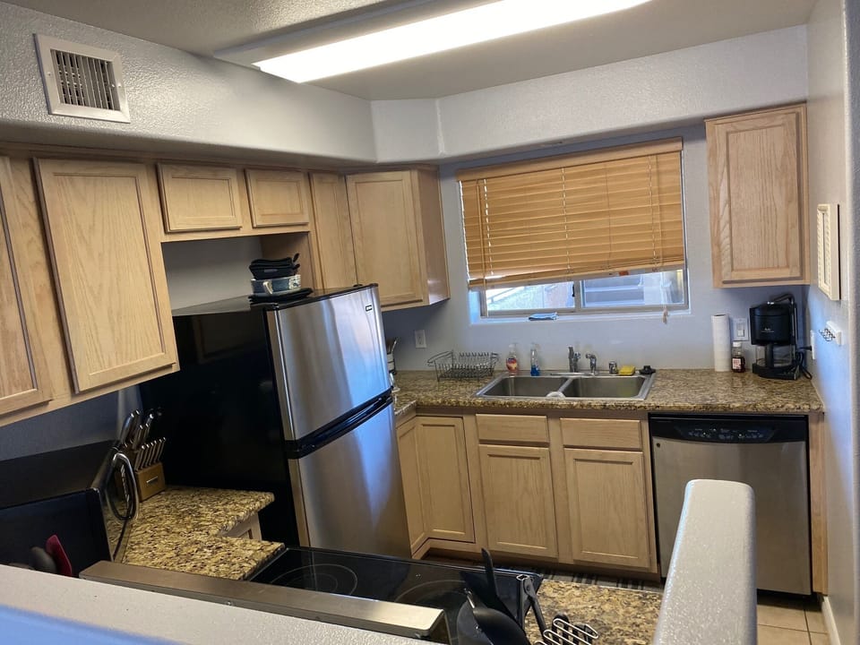 Fully stocked kitchen for all your needs. 