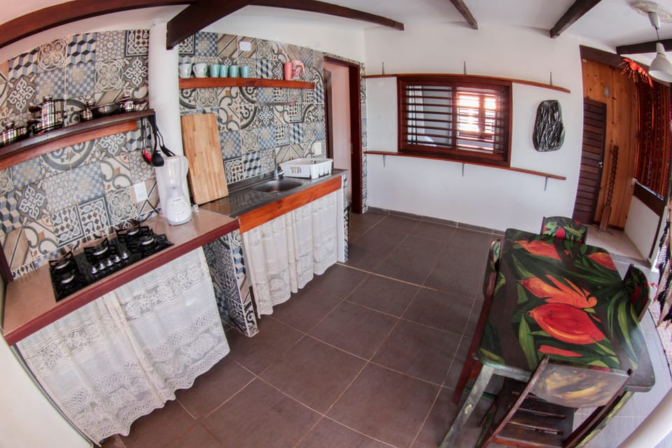 Luxury Loft | Private kitchen | Full-size fridge, stovetop, blender, cookware/dishes/utensils