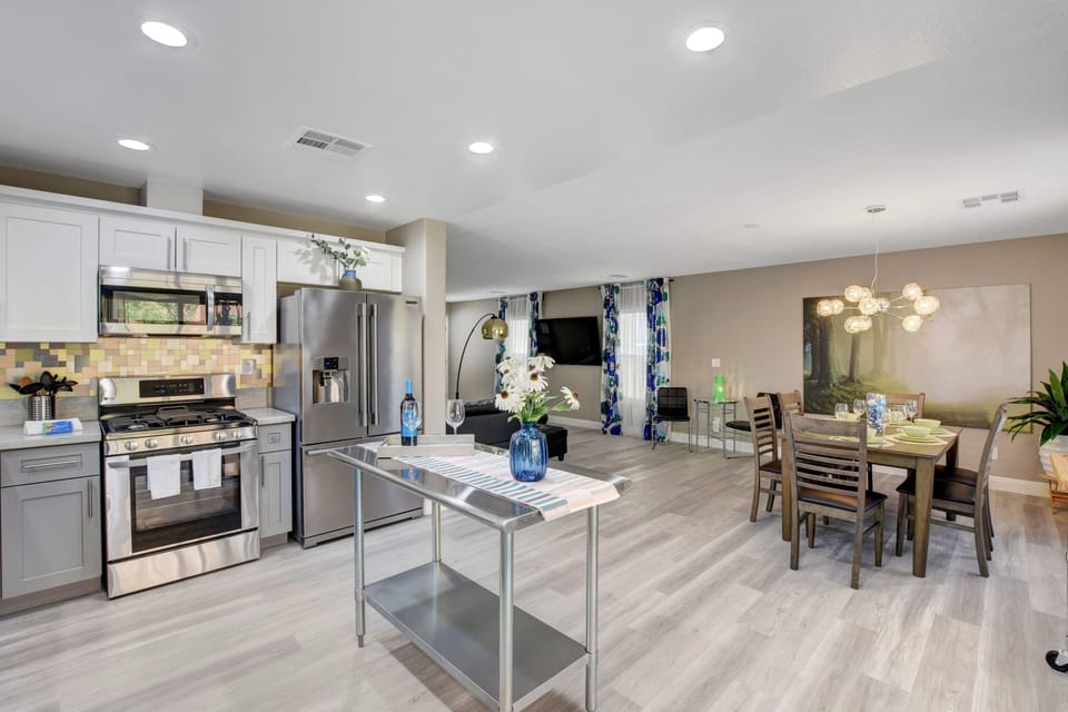 Modern kitchen with all the appliances
