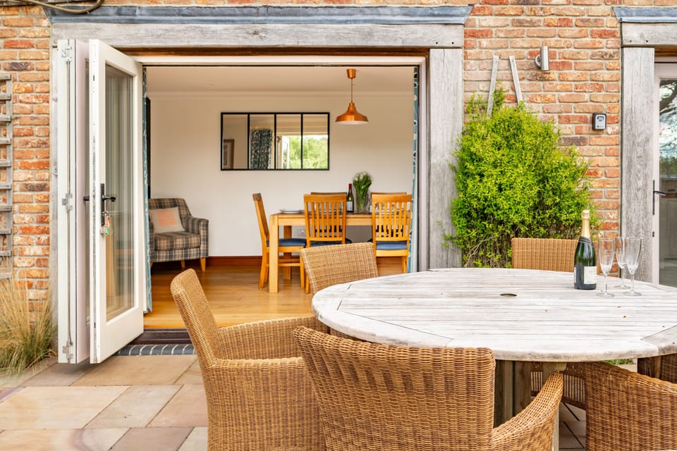 Ground floor: Dine inside or out...