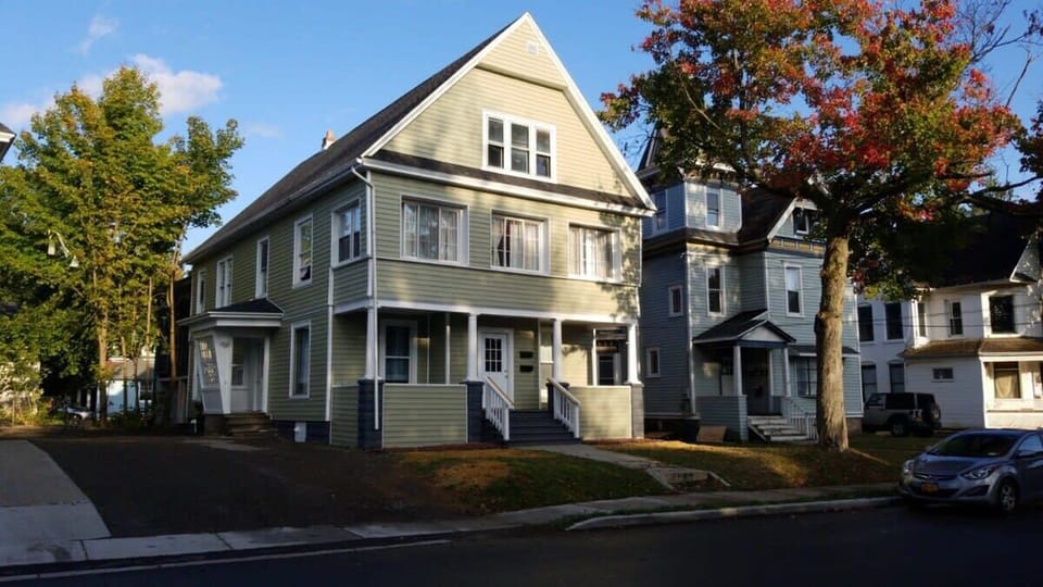 Shortstop House - located right off of Main Street and there is a Dunkin Donuts around the corner.
