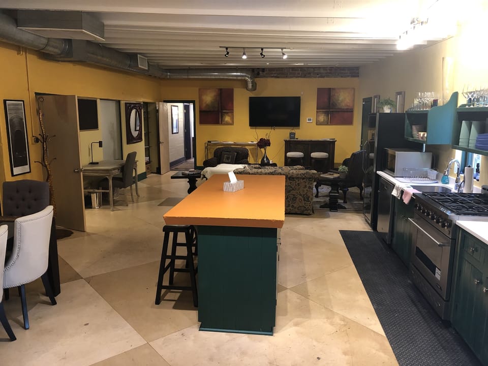 Kitchen and front family room