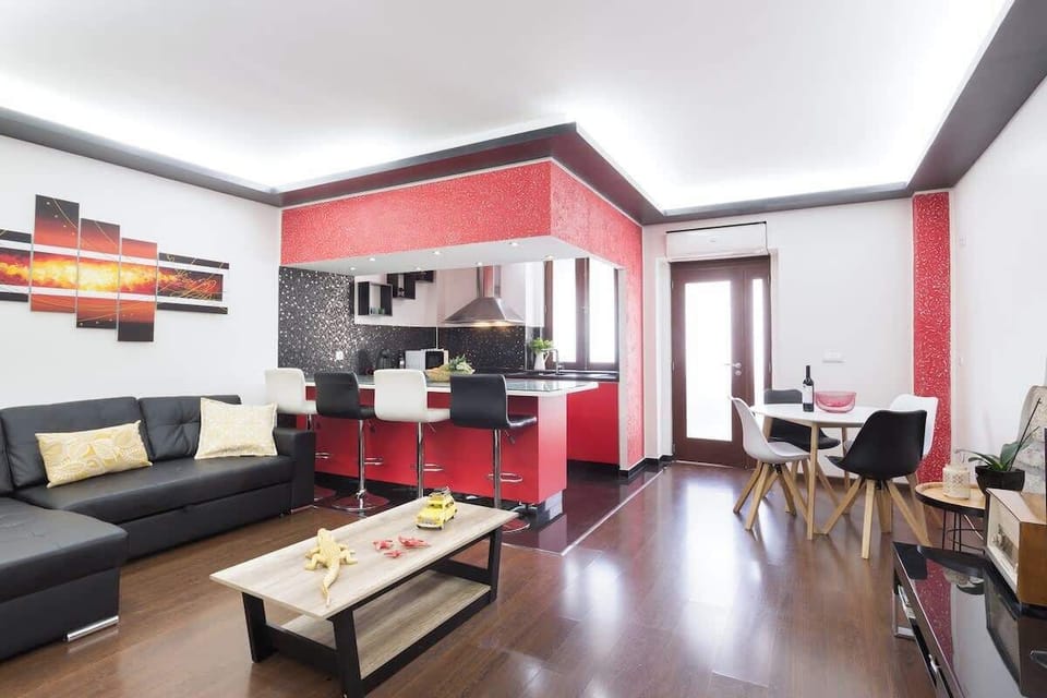 You'll have a full equipped kitchen where you can cook your favorite meals.