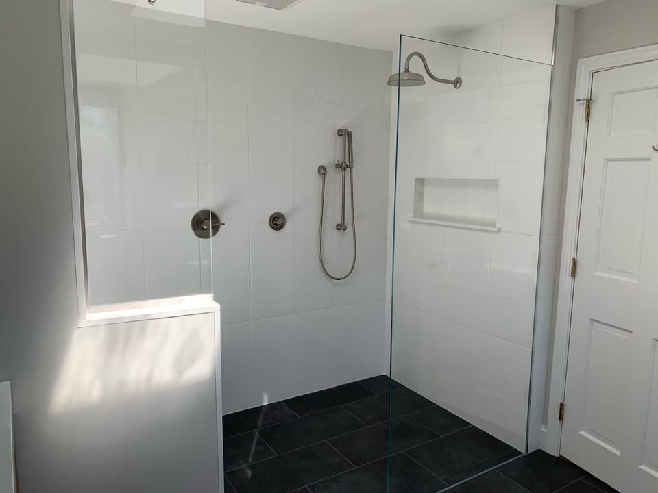 Bathroom #2 (2nd Fl Master) brand new large custom tile shower