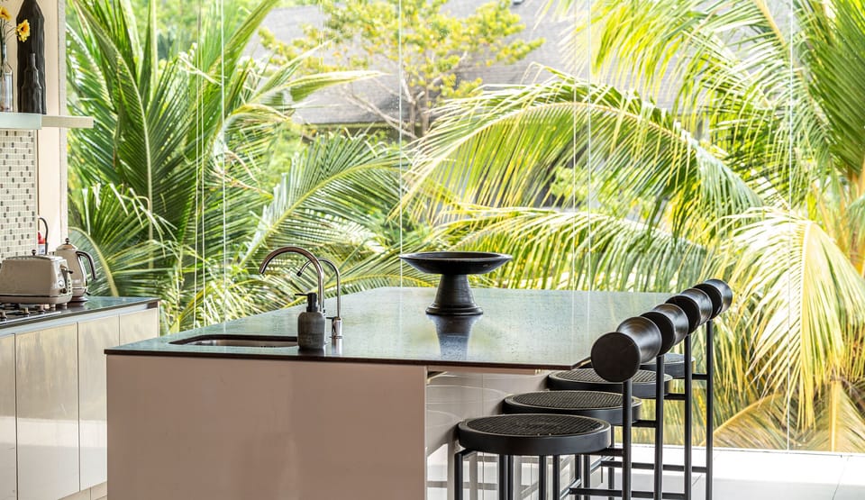 Luxury Villa, 5 Bedrooms, Private Pool, Sea View | Private kitchen | Full-size fridge, microwave, oven, stovetop