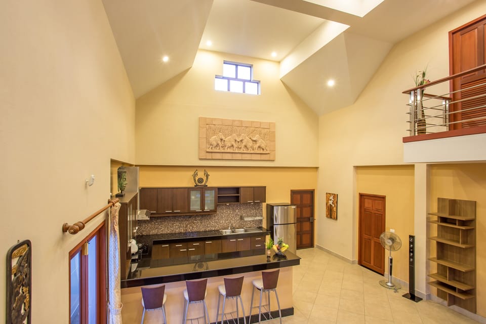 5-bedroom Villa with Private Pool | Private kitchen | Full-size fridge, microwave, stovetop, coffee/tea maker