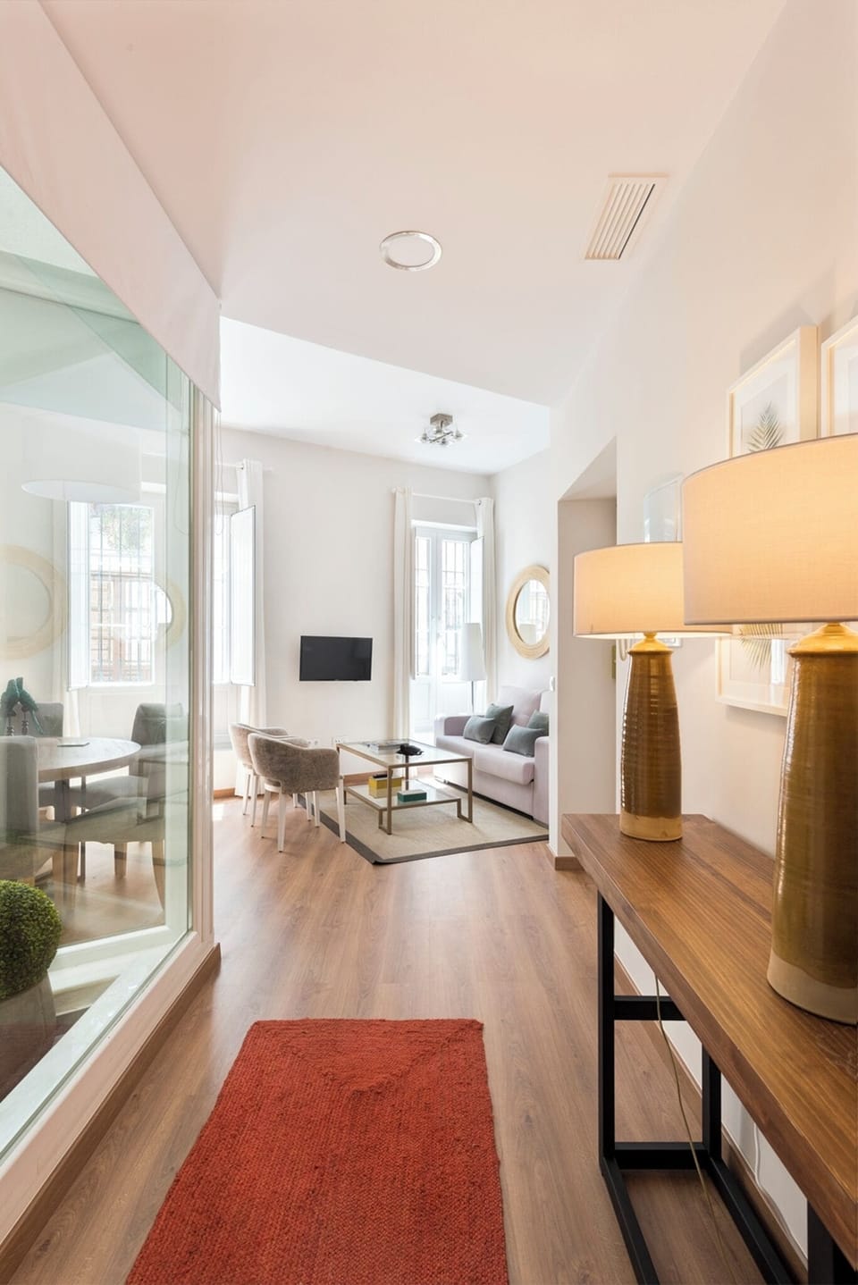 Apartment (2 Bedrooms) | Living area | 32-inch TV with cable channels