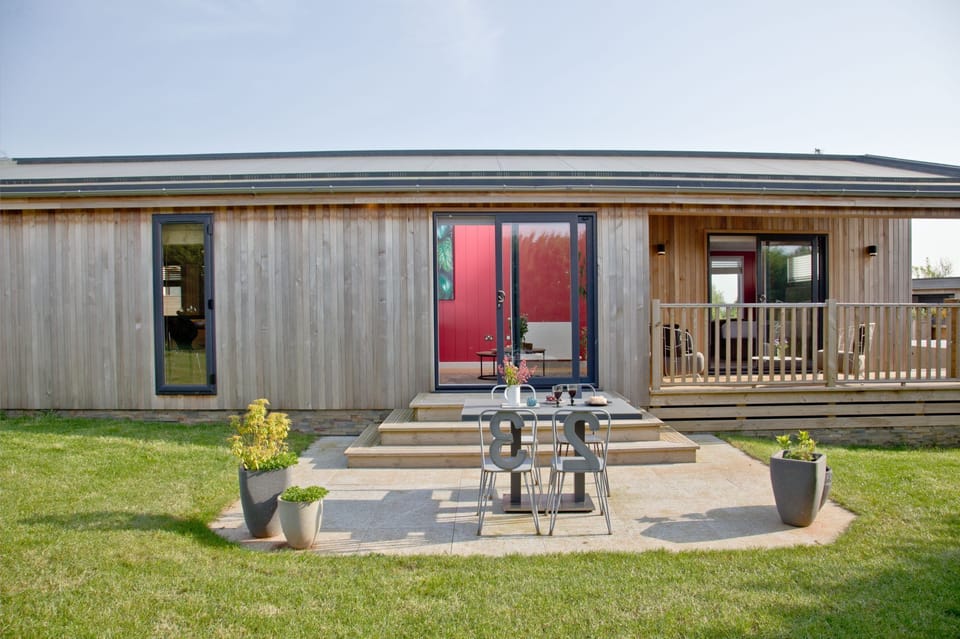Outside Area, Outdoor Dining- Decking Area-Pomegranate