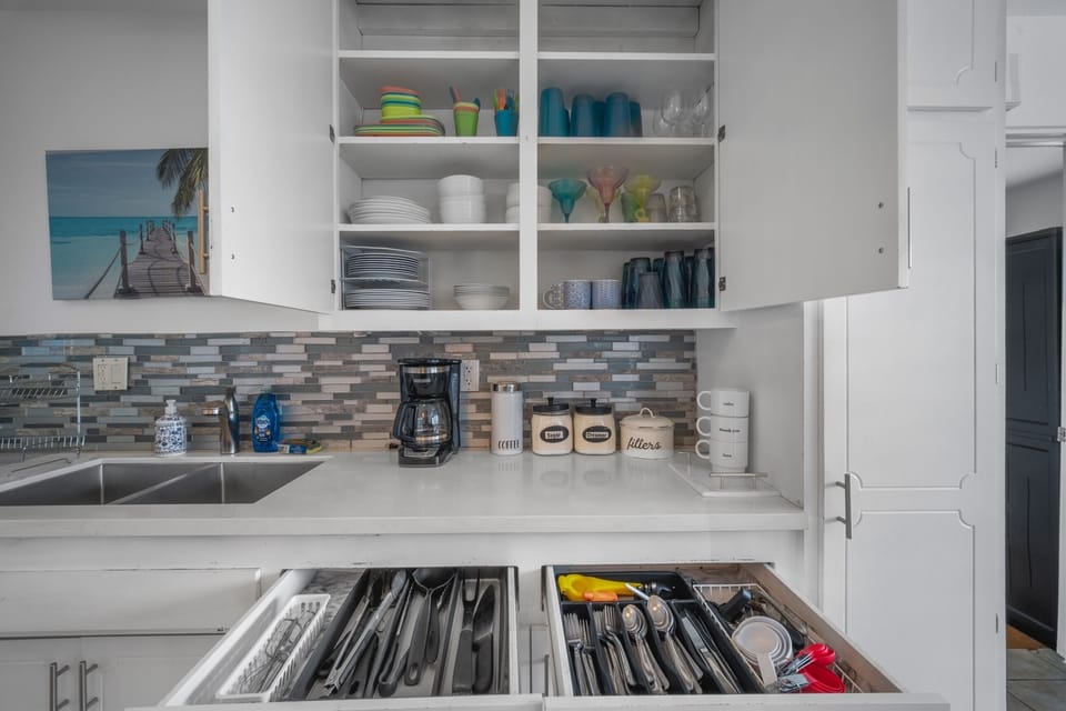12-cup coffee pot with complimentary coffee and creamers provided!