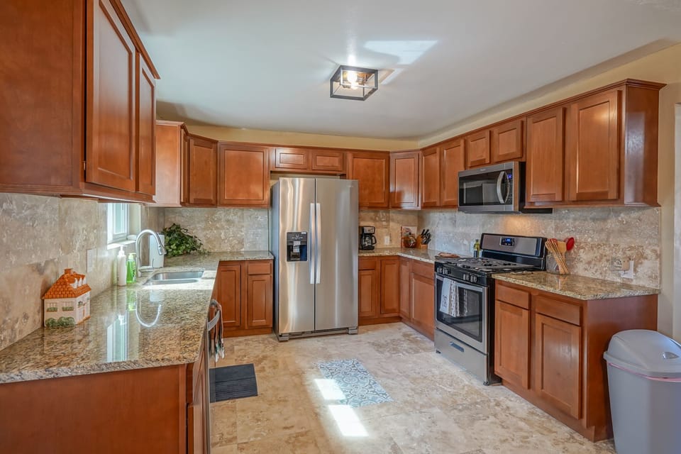 Remodeled kitchen with brand new appliances
