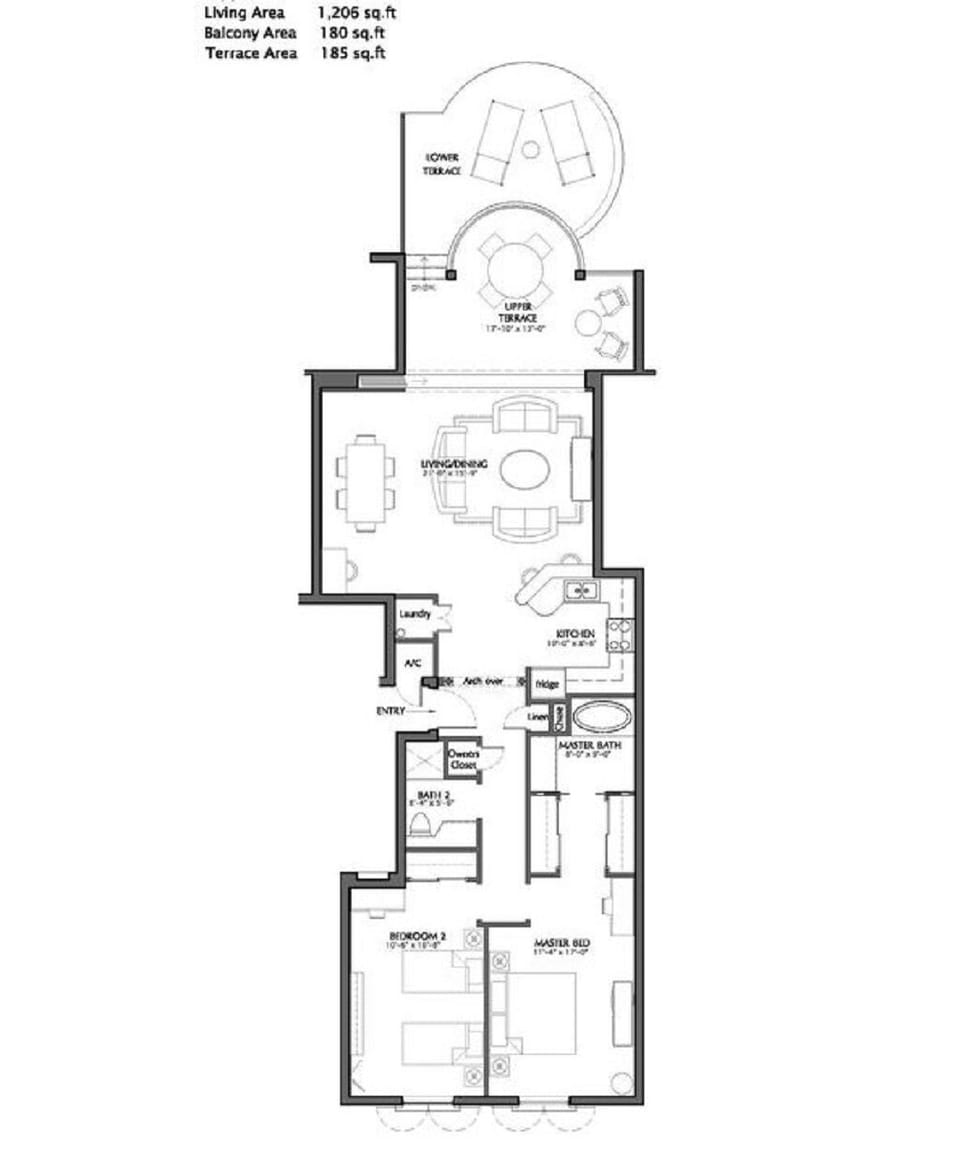 Villa 103 floor plan
