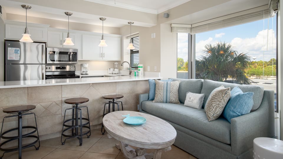 Open Concept Kitchen and Living Area