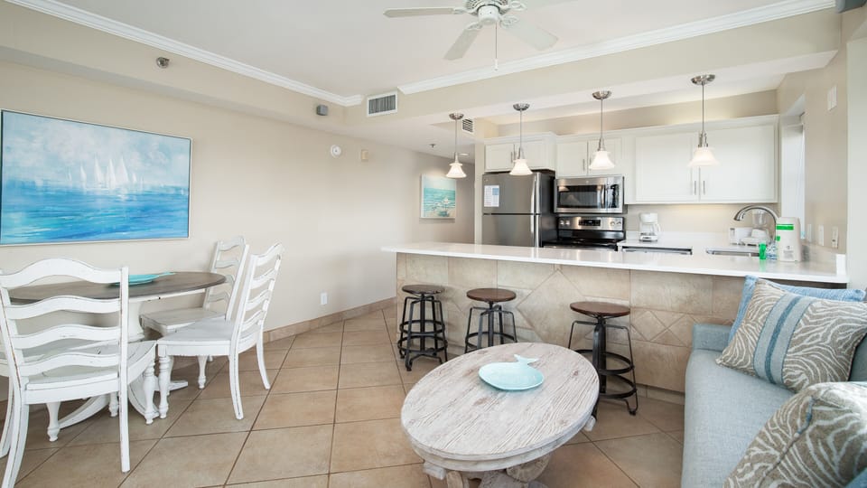 Open Concept Kitchen and Living Area