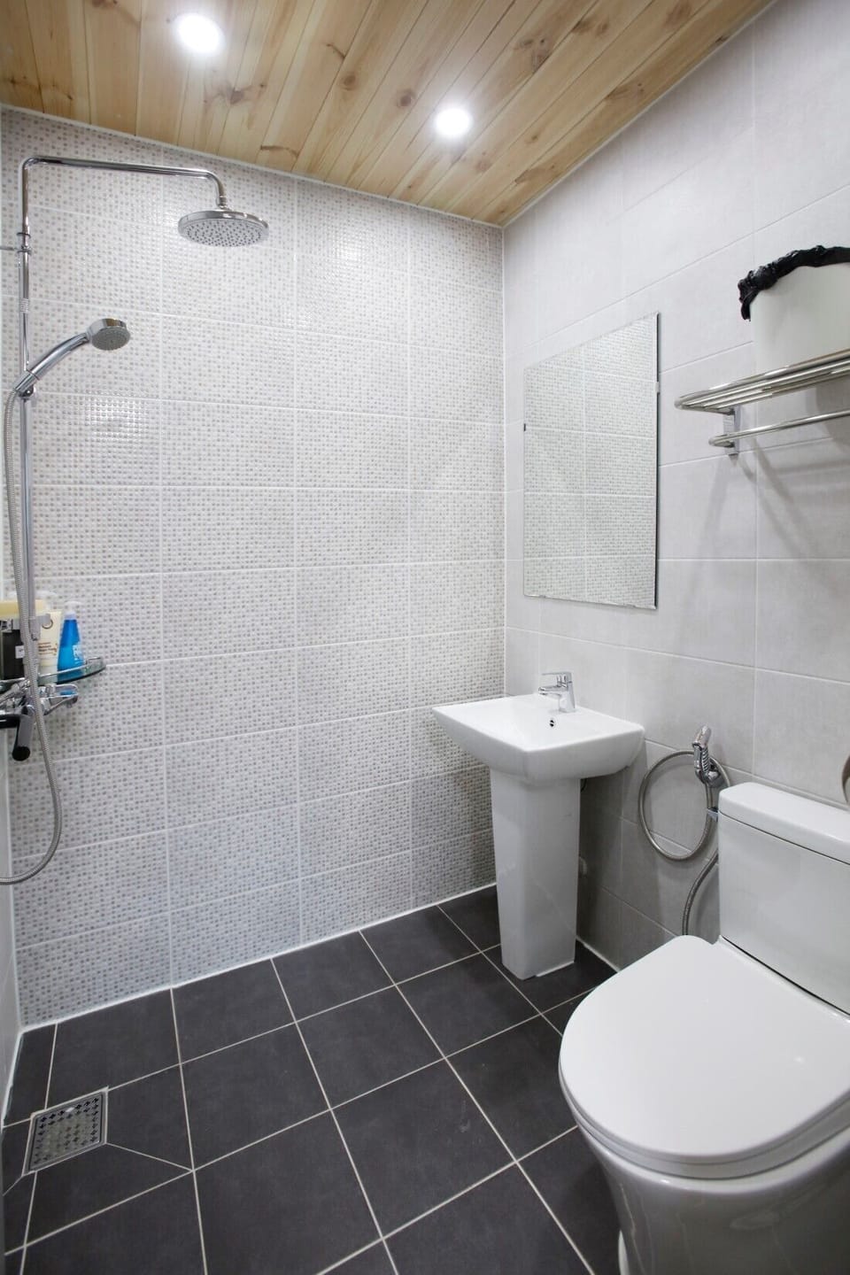 Room (3 people) | Bathroom | Shower, hair dryer, towels, soap