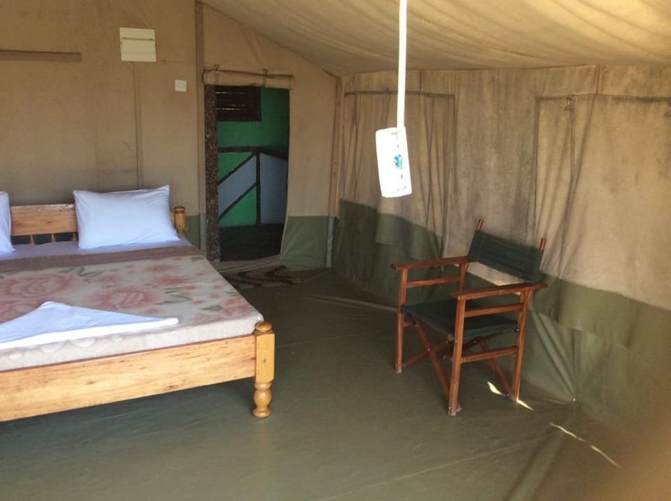 Executive Tent | Premium bedding, memory foam beds, desk, free WiFi