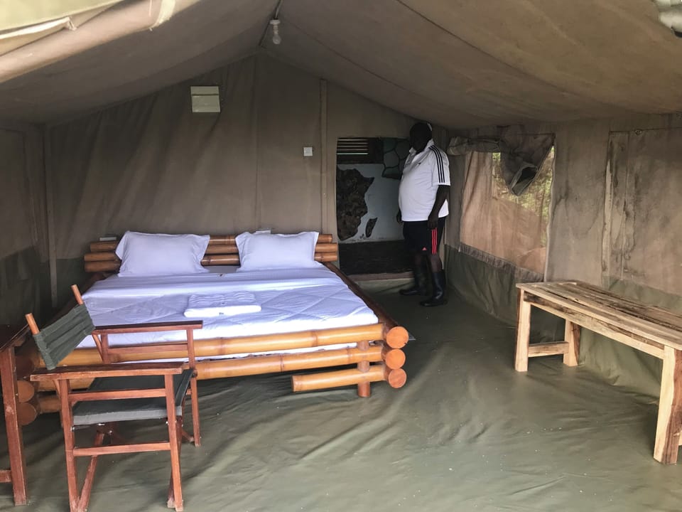Executive Tent | Premium bedding, memory foam beds, desk, free WiFi