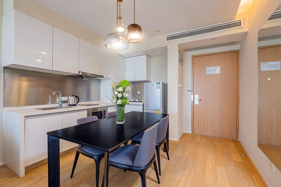 Suite, 1 Bedroom, Balcony | Minibar, desk, laptop workspace, blackout drapes