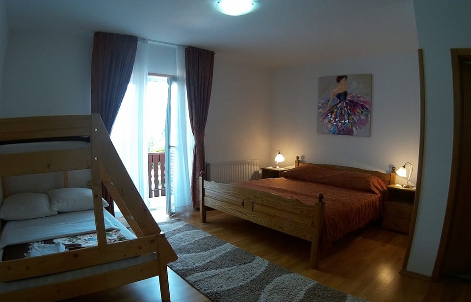 Family Room, Balcony | Pillowtop beds, desk, soundproofing, iron/ironing board