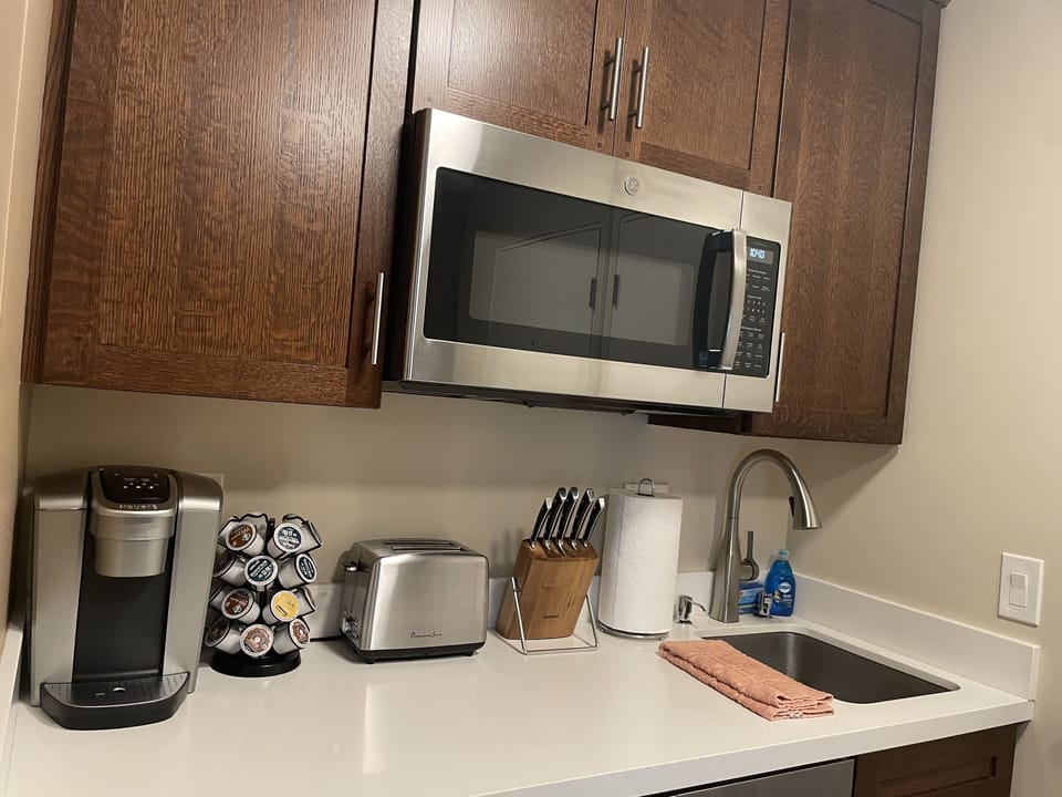 Kitchenette area. 
