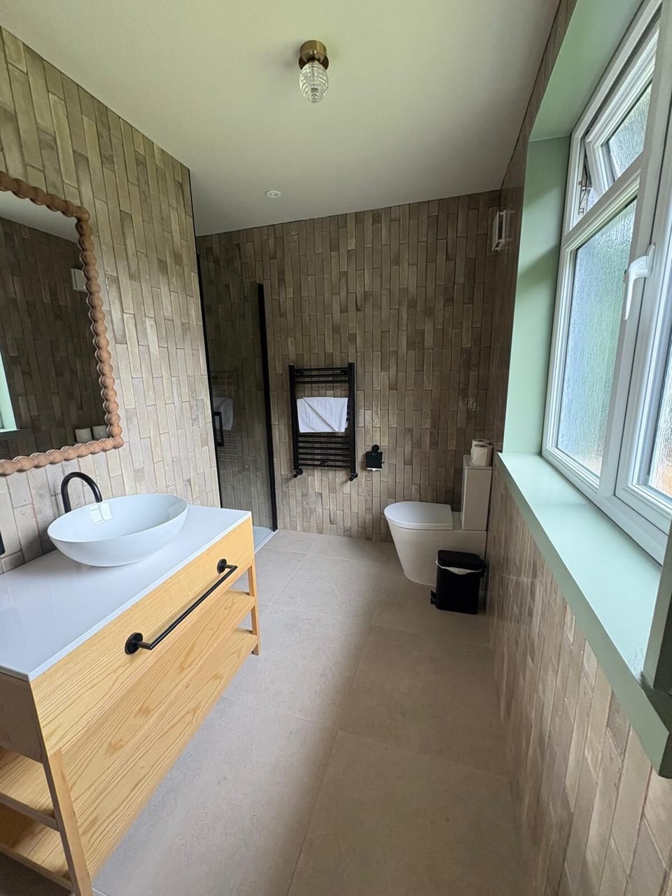 Free toiletries, hair dryer, towels