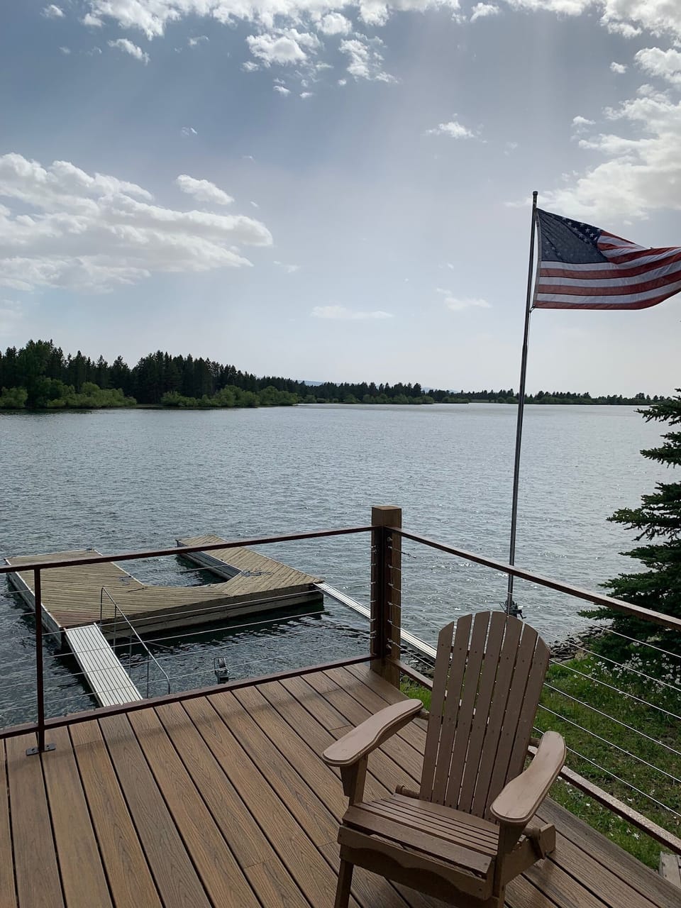 View from master bedroom patio