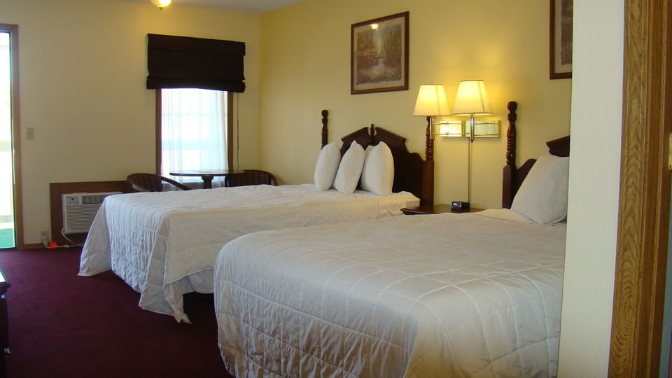 Individually decorated, individually furnished, desk, blackout drapes