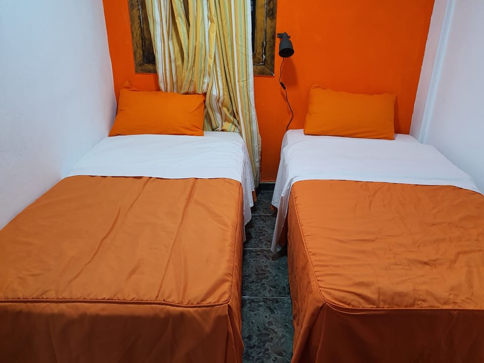 Twin Room, Shared Bathroom | WiFi, bed sheets