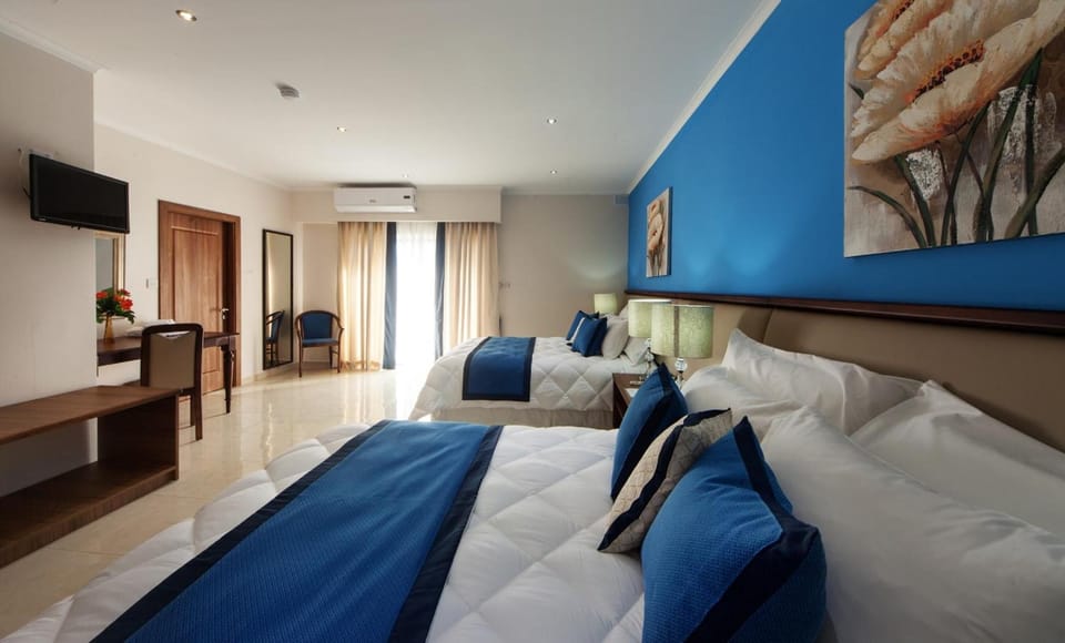 In-room safe, desk, blackout drapes, iron/ironing board