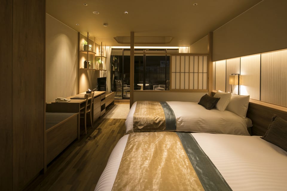 Twin Room, 2 Bedrooms, Non Smoking, Terrace | Down comforters, in-room safe, blackout drapes, free WiFi