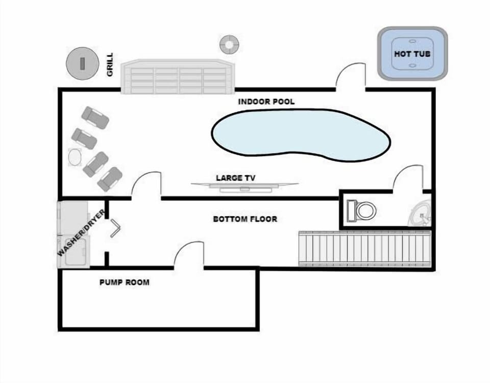Lower Level Floor Plan