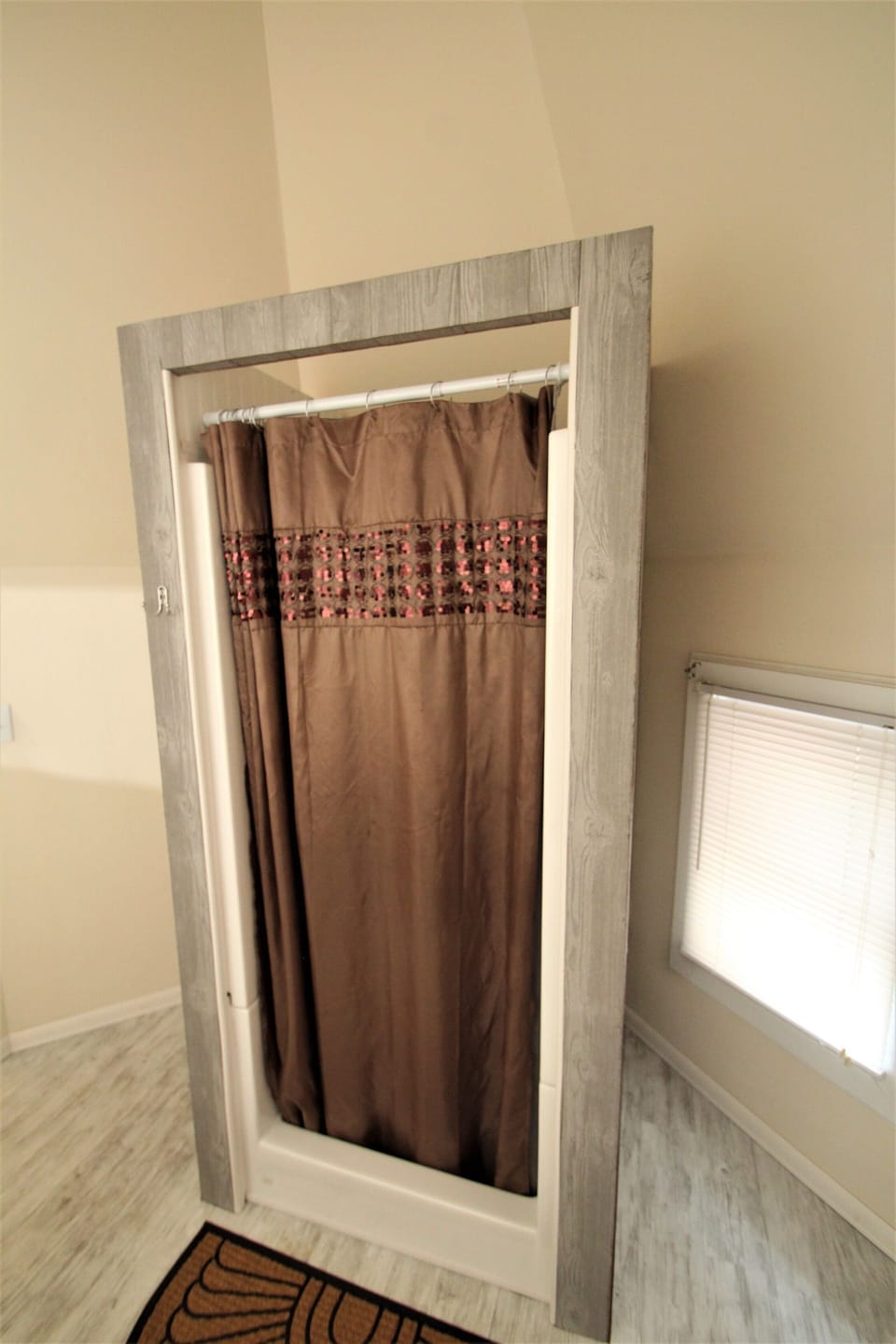 Stand up shower! 