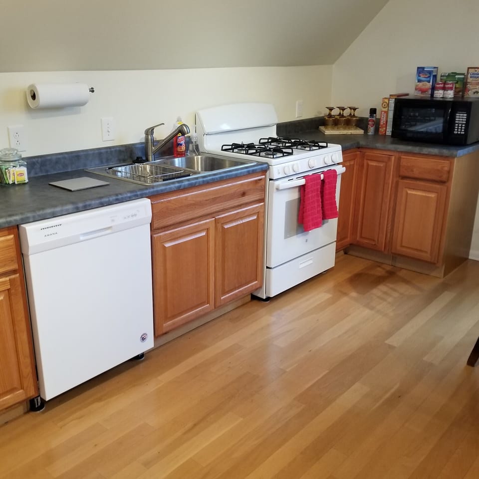 Oven, stove, microwave and dishwasher! 