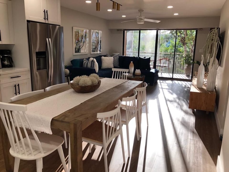 Kitchen, Living Room and Balcony on Main Floor (2nd Floor)  
