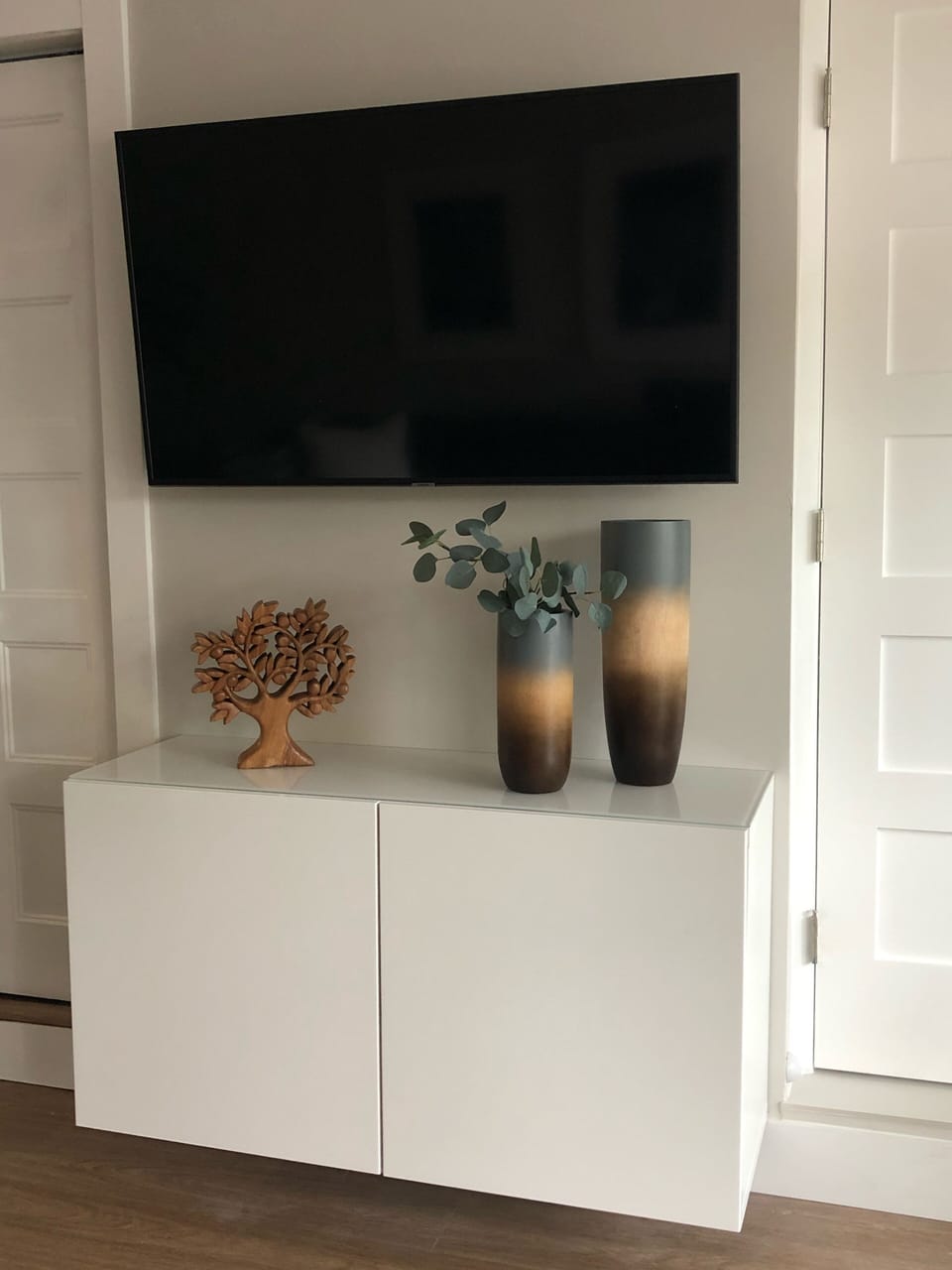 Entertainment Area in the Family Room in the First Floor
