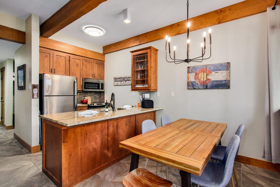 Dining Room with seating for 6, Kitchen