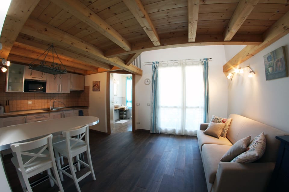 Standard Apartment (for 3 people) | Living area | Flat-screen TV
