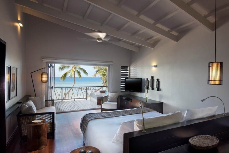 Villa, Private Pool, Beachfront | 1 bedroom, premium bedding, free minibar, in-room safe