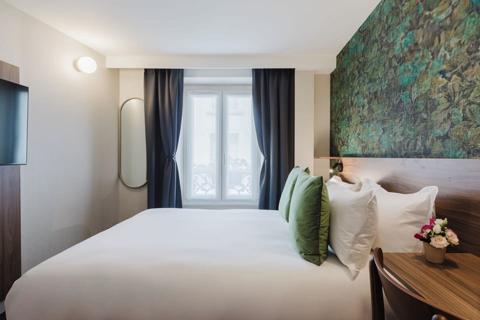Premium bedding, individually furnished, desk, laptop workspace