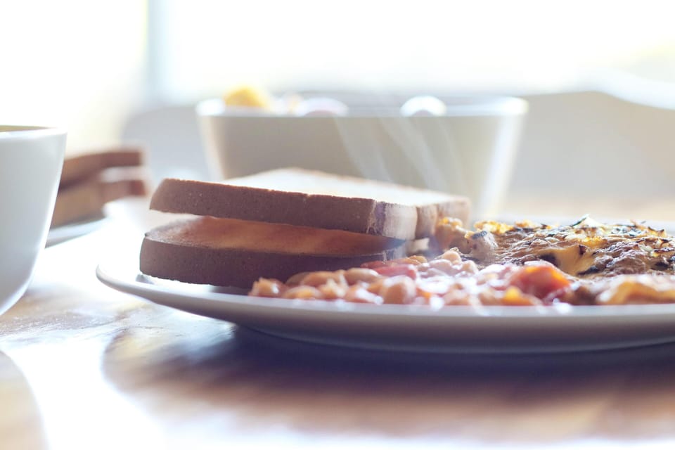 Daily cooked-to-order breakfast for a fee