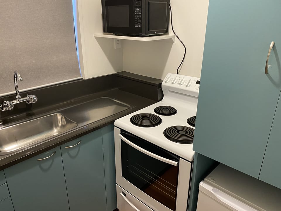 Apartment, 2 Bedrooms | Private kitchen | Fridge, microwave, electric kettle