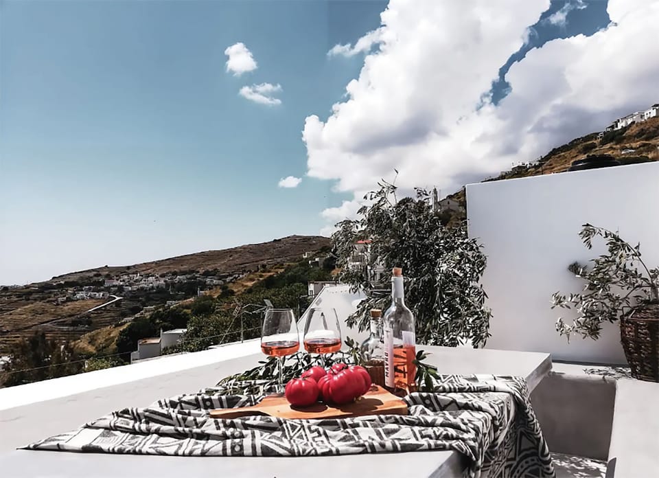 HUGE rooftop terrace is protected from the wind and perfect for morning yoga