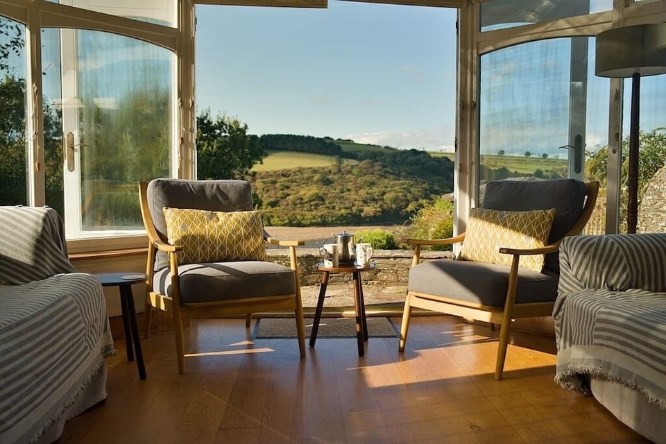 view from conservatory