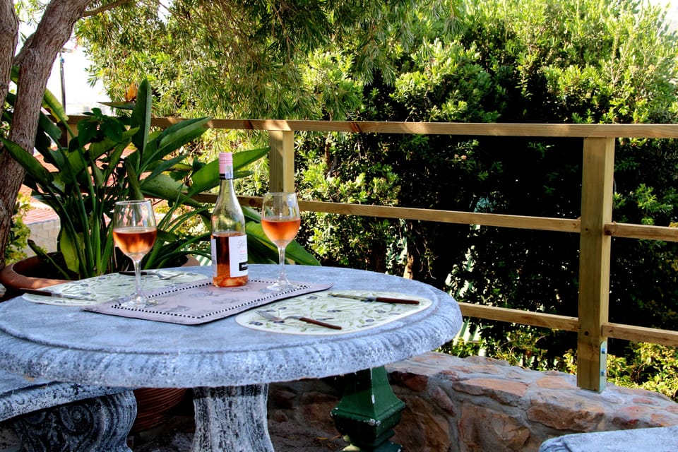 Al fresco in the garden on the patio