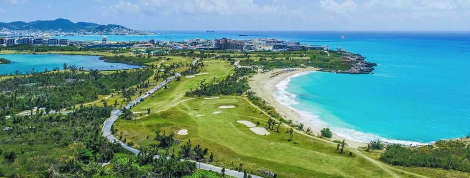 Mullet Bay Golf Course 3min away