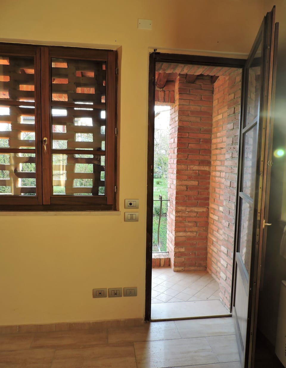 Interior entrance