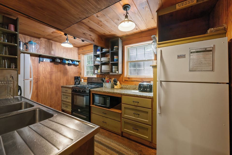 Kitchen with two refrigerators