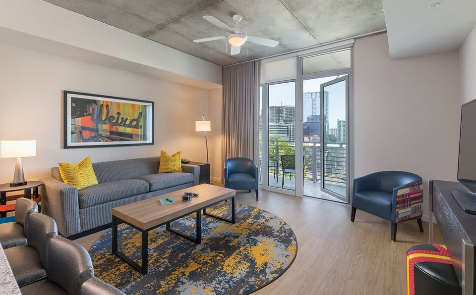1 Bedroom • Living Area